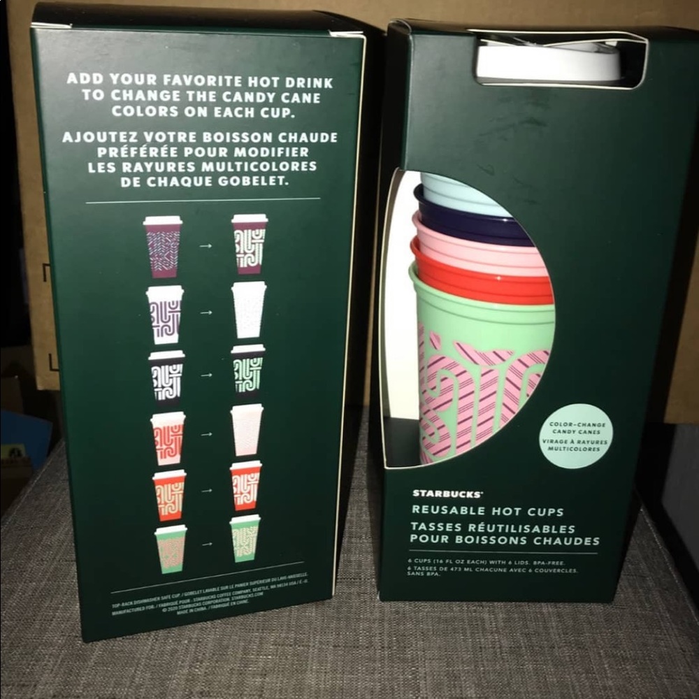Starbucks Xmas Changing Cups